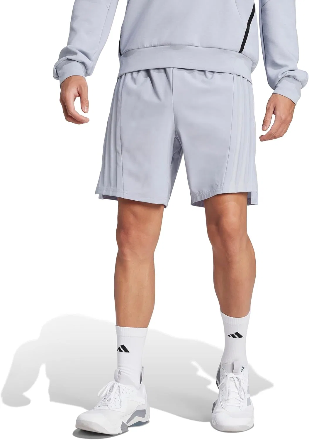 Шорты для тренировок Adidas 3-Stripes, Halo Silver