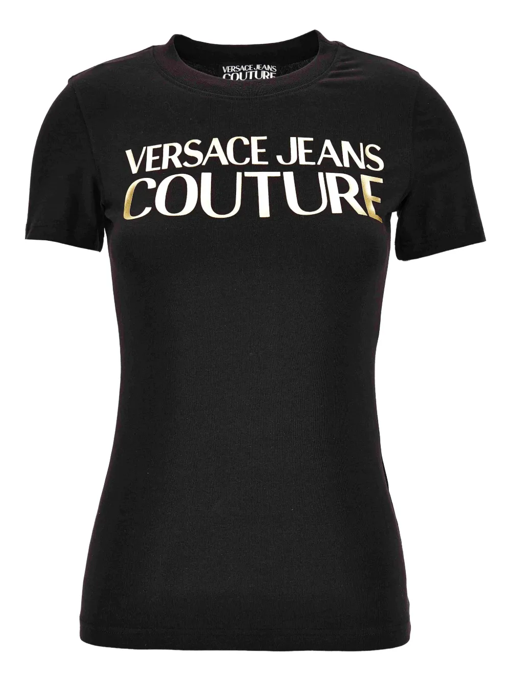 

Футболка с логотипом Versace Jeans Couture, черный