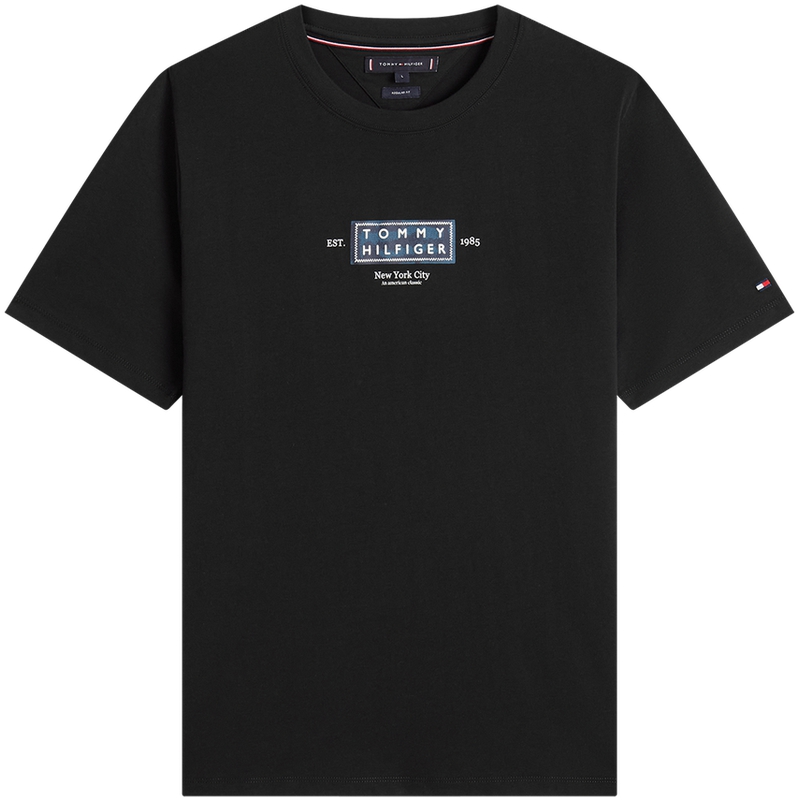 

Футболка мужская с круглым вырезом Moderate Tommy Hilfiger, черный bds