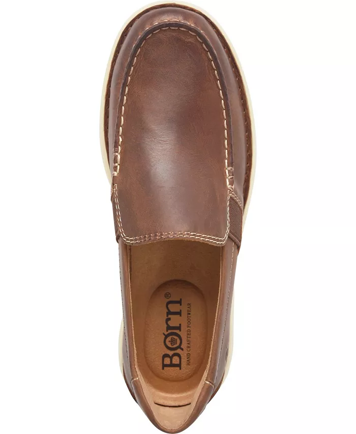 Мужские повседневные кроссовки Mariner Dress Slip-On Born, загар/бежевый — фото 4