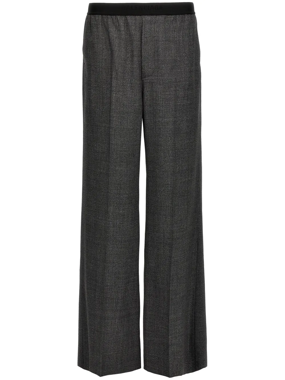 

Брюки в клетку Prince of Wales BALENCIAGA, серый