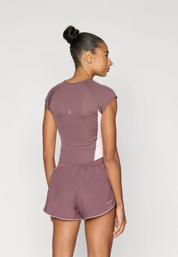 Футболка для бега темпа Nike Performance, Tattoo/Pink Foam/Reflective Silver-Coloured/White — фото 3
