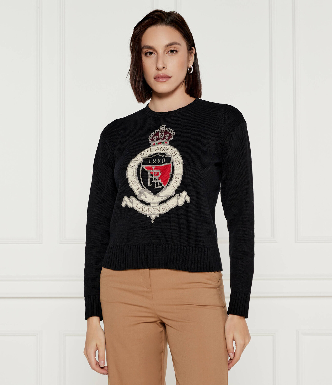 

Свитер LAUREN RALPH LAUREN Regular Fit, черный