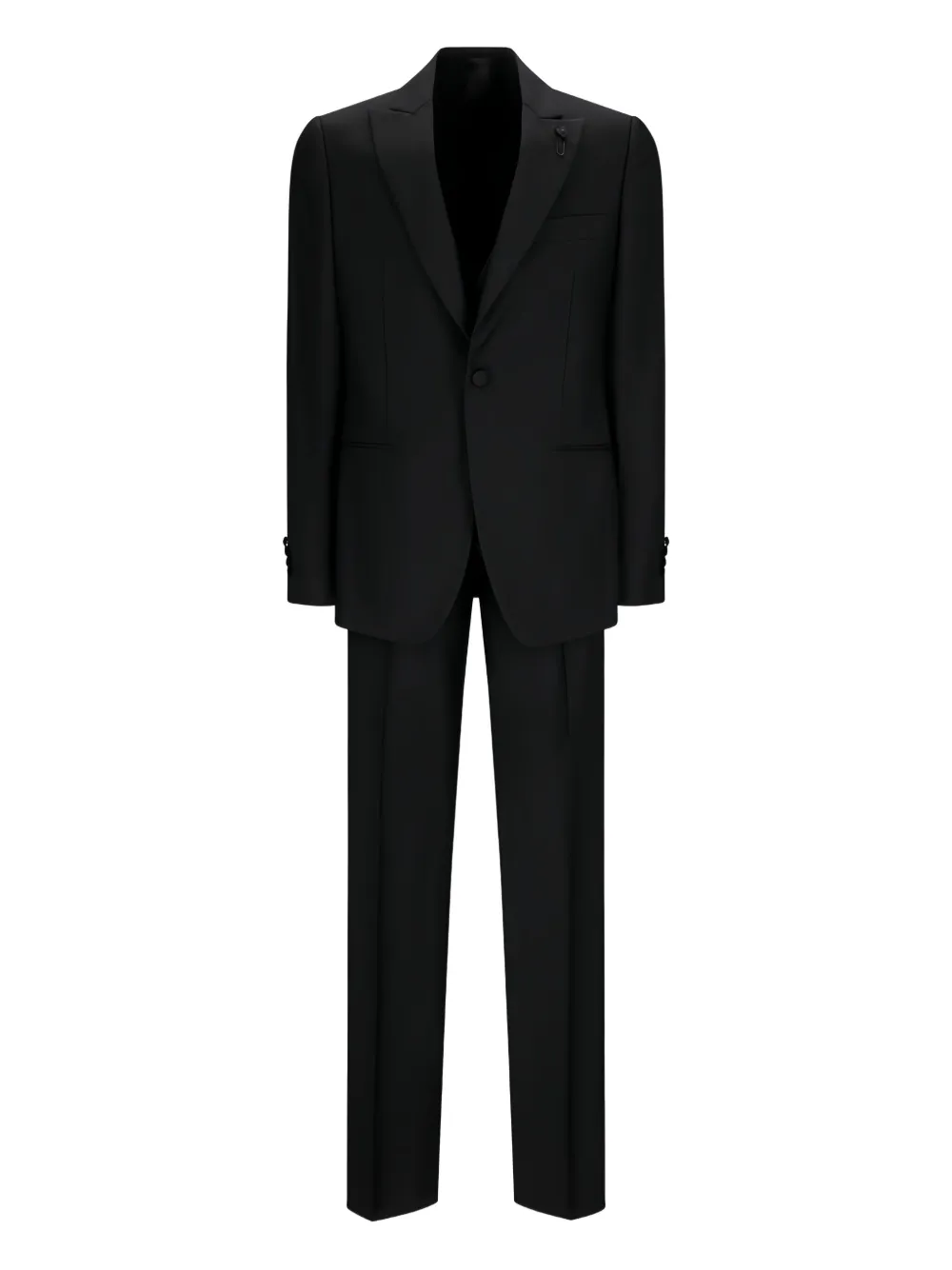 

Костюм с однобортным пиджаком Lardini, черный