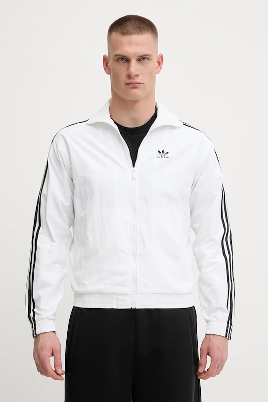 

Куртка Adidas Originals Adicolor Woven Firebird, белый/черный