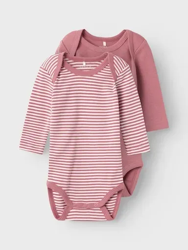 

Пижамы Name It "NBNBODY 2P LS Y/D CORE NOOS" (комплект, 2 шт.), цвет Mesa Rose
