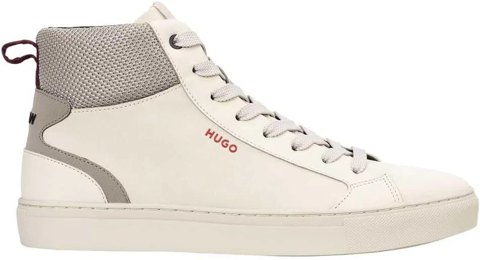 Мужские высокие кроссовки HUGO Morrie_hito_nkpu, Light Beige