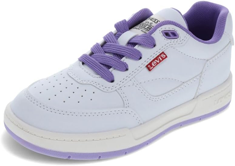 

Кроссовки Levi's Unisex-Child Lo Jolla, белый/фиолетовый/розовый