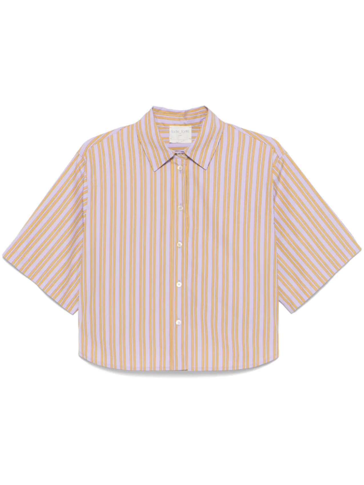

Рубашка в полоску Forte Forte, фиолетовый