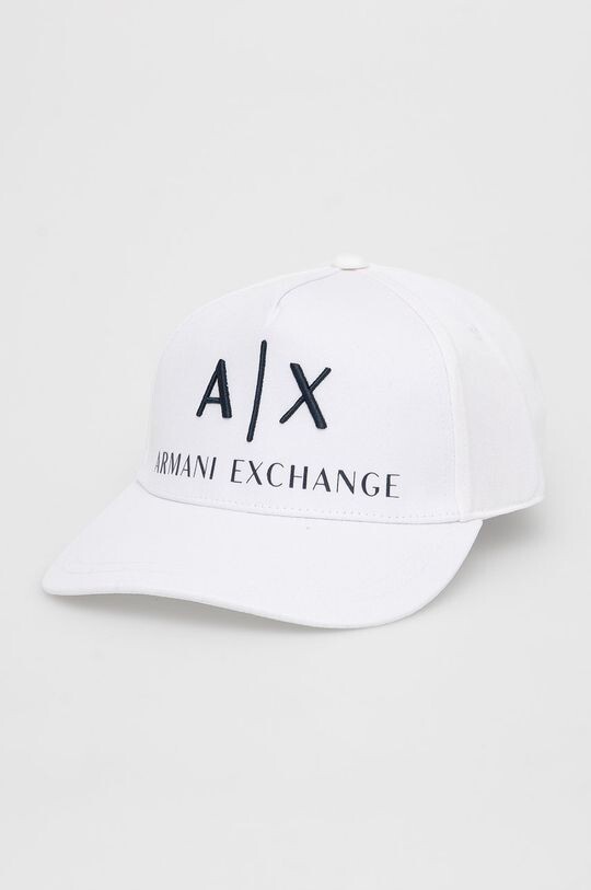 

Хлопчатобумажная шапка Armani Exchange, белый