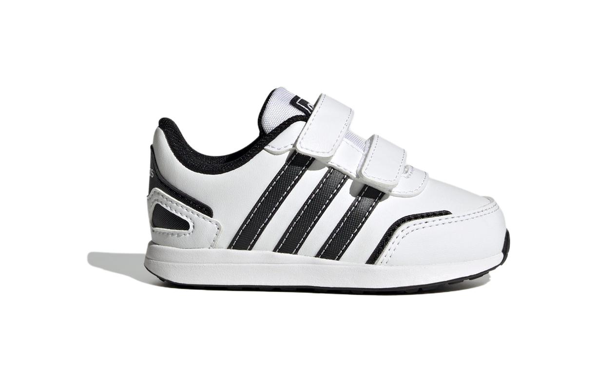 Adidas Neo Vs Switch 3 Амортизирующие Износостойкие Низкие Кроссовки для Малышей Белый Черный — фото 3