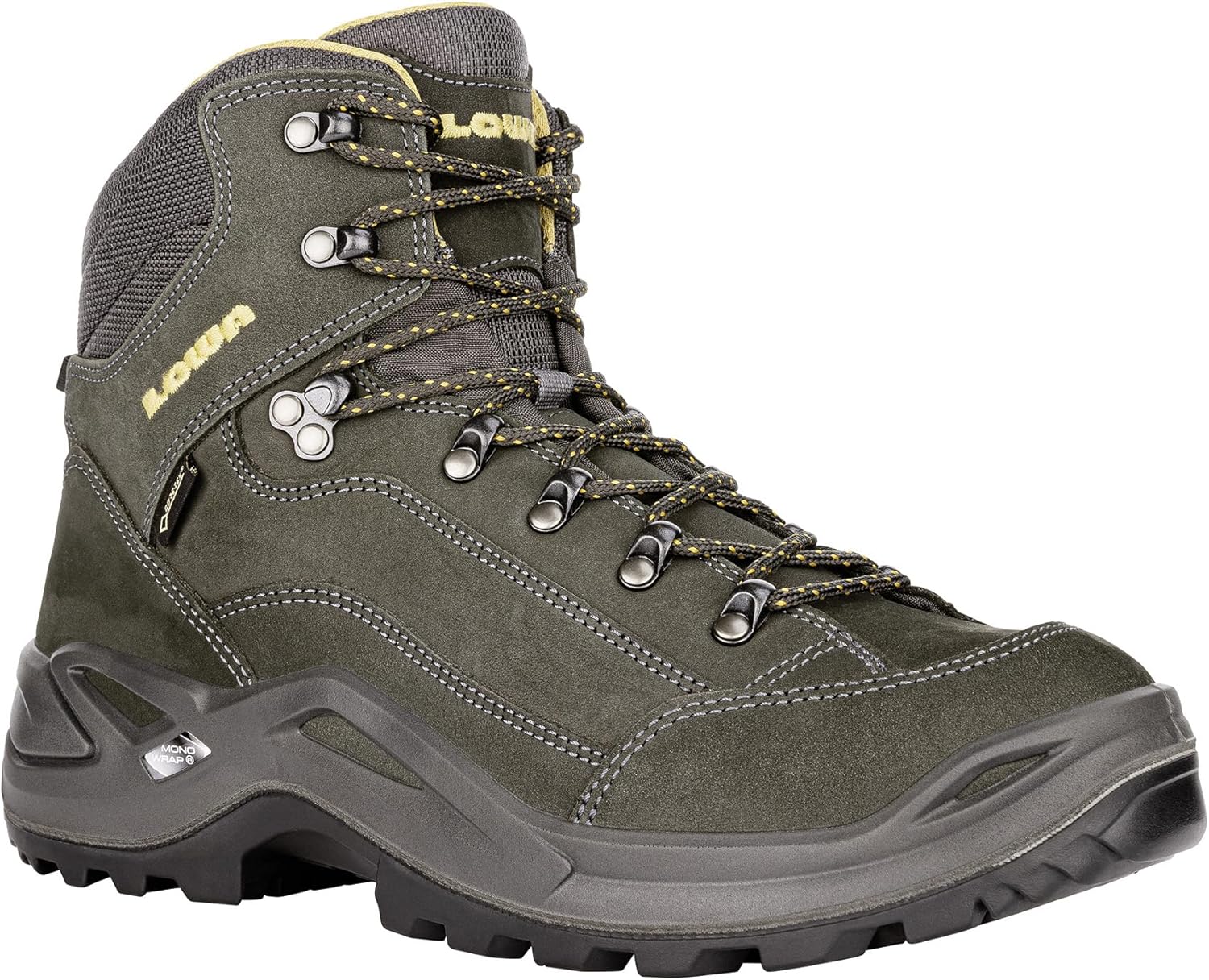 Мужские трекинговые и походные ботинки Lowa 310845 0442, Anthracite Mustard — фото 2