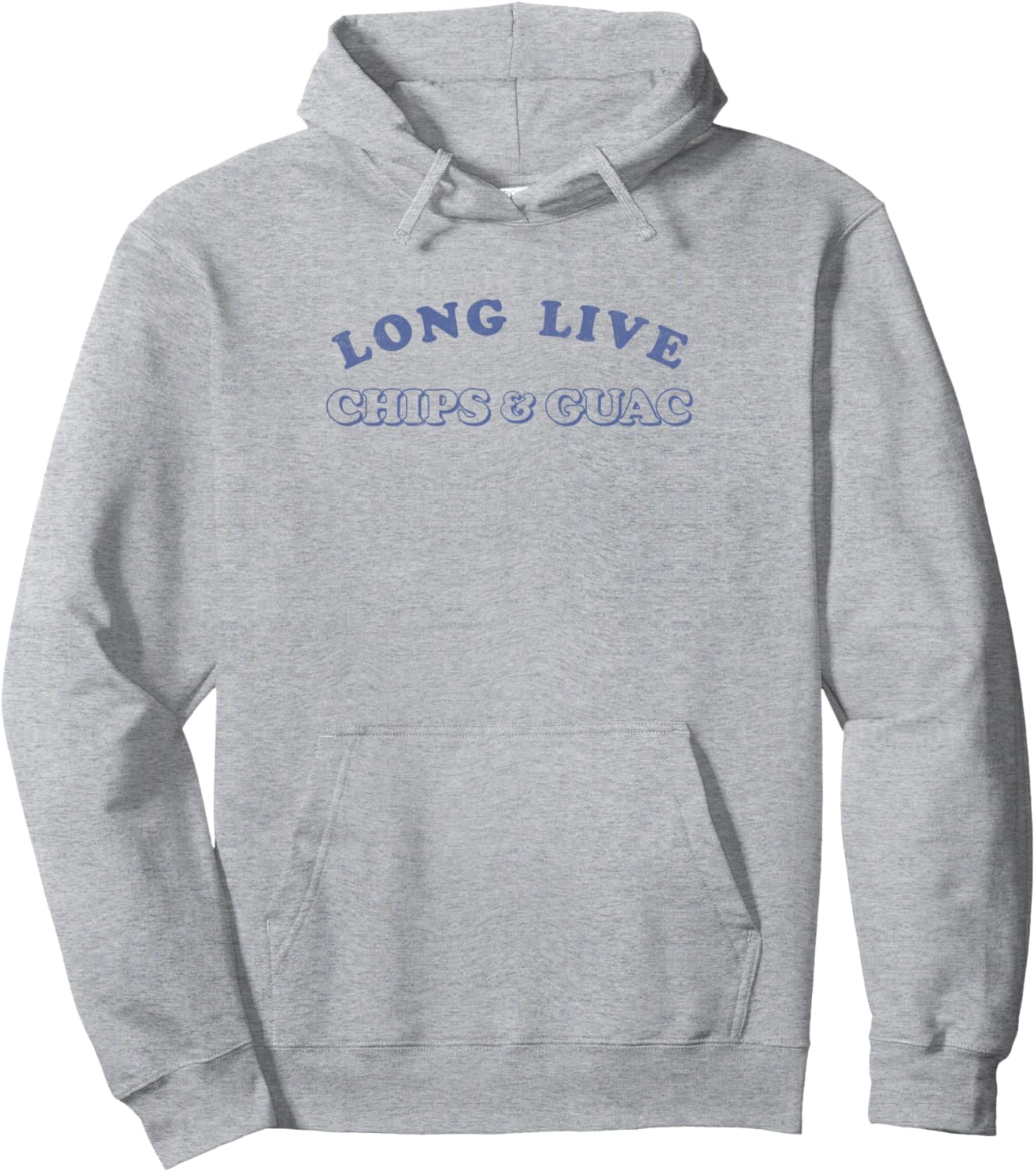 

Худи Long Live Chips & Guac Trendy Apparel, серый