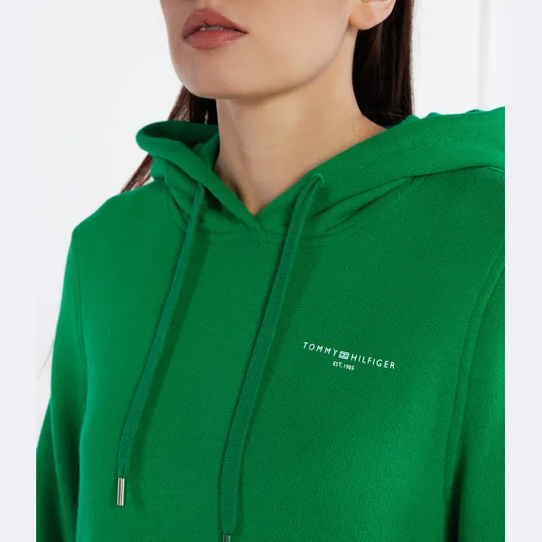 Толстовка мини-боди свободного кроя с логотипом Tommy Hilfiger, зеленый — фото 2