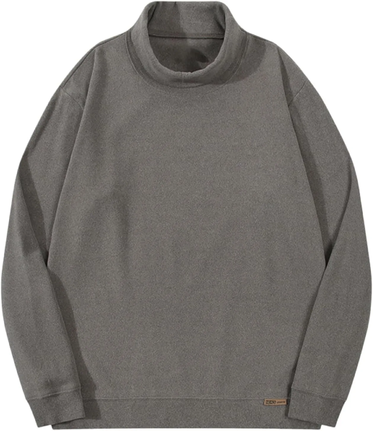 

Akklian мужской повседневный хлопковый водолазка-пуловер с длинным рукавом