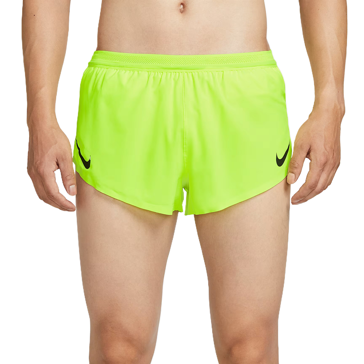 

Мужские беговые шорты AEROSWIFT Nike, volts/черный