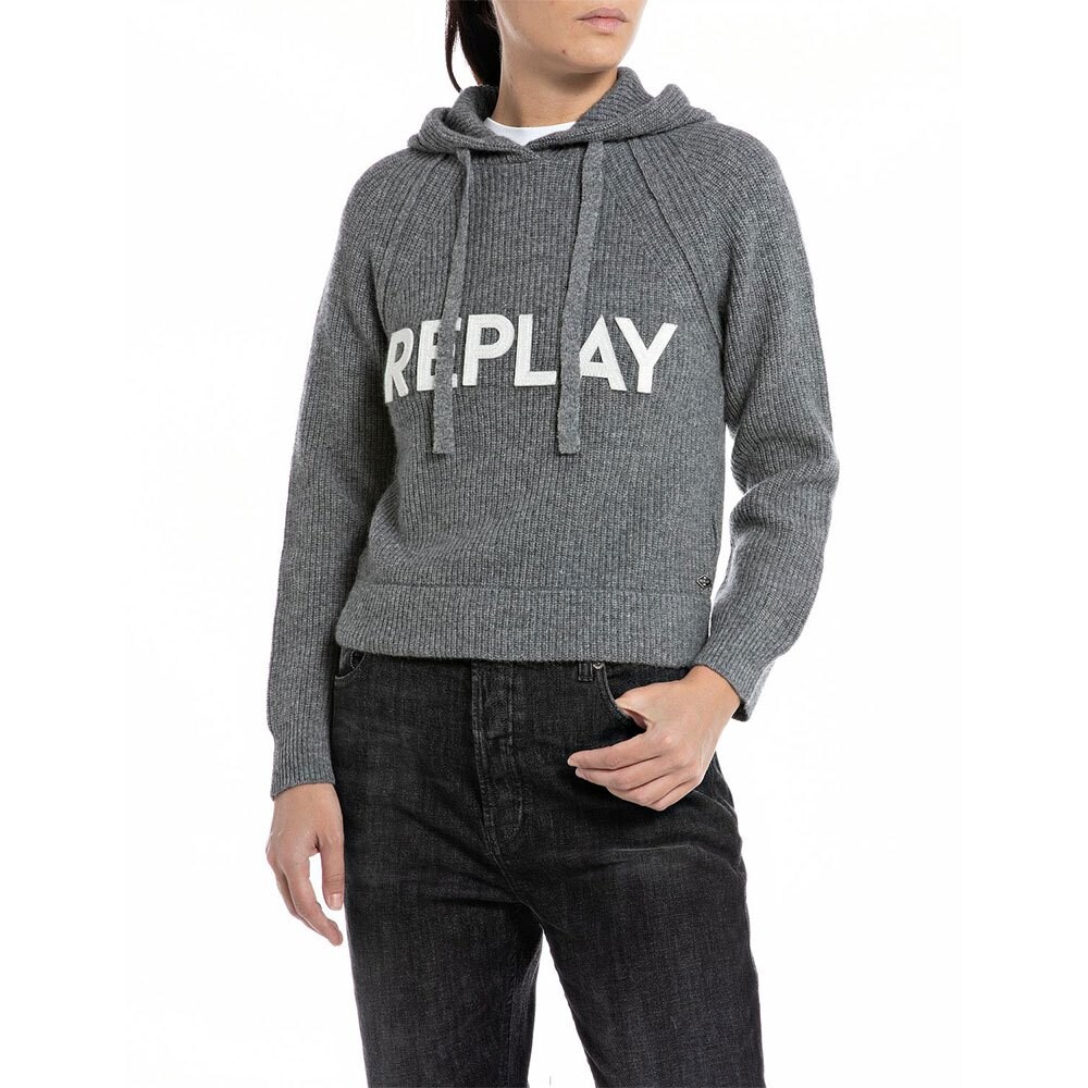

Худи Replay DK3560.000.G22726, серый