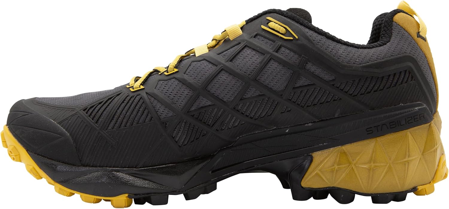 Мужские водонепроницаемые легкие походные и трейловые кроссовки La Sportiva Akyra II GTX, Carbon/Bamboo — фото 4