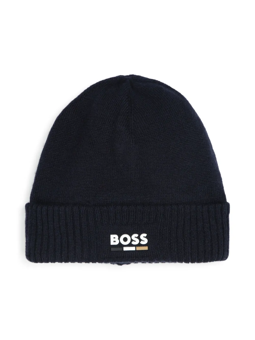 

Шапка бини с логотипом BOSS Kidswear, синий