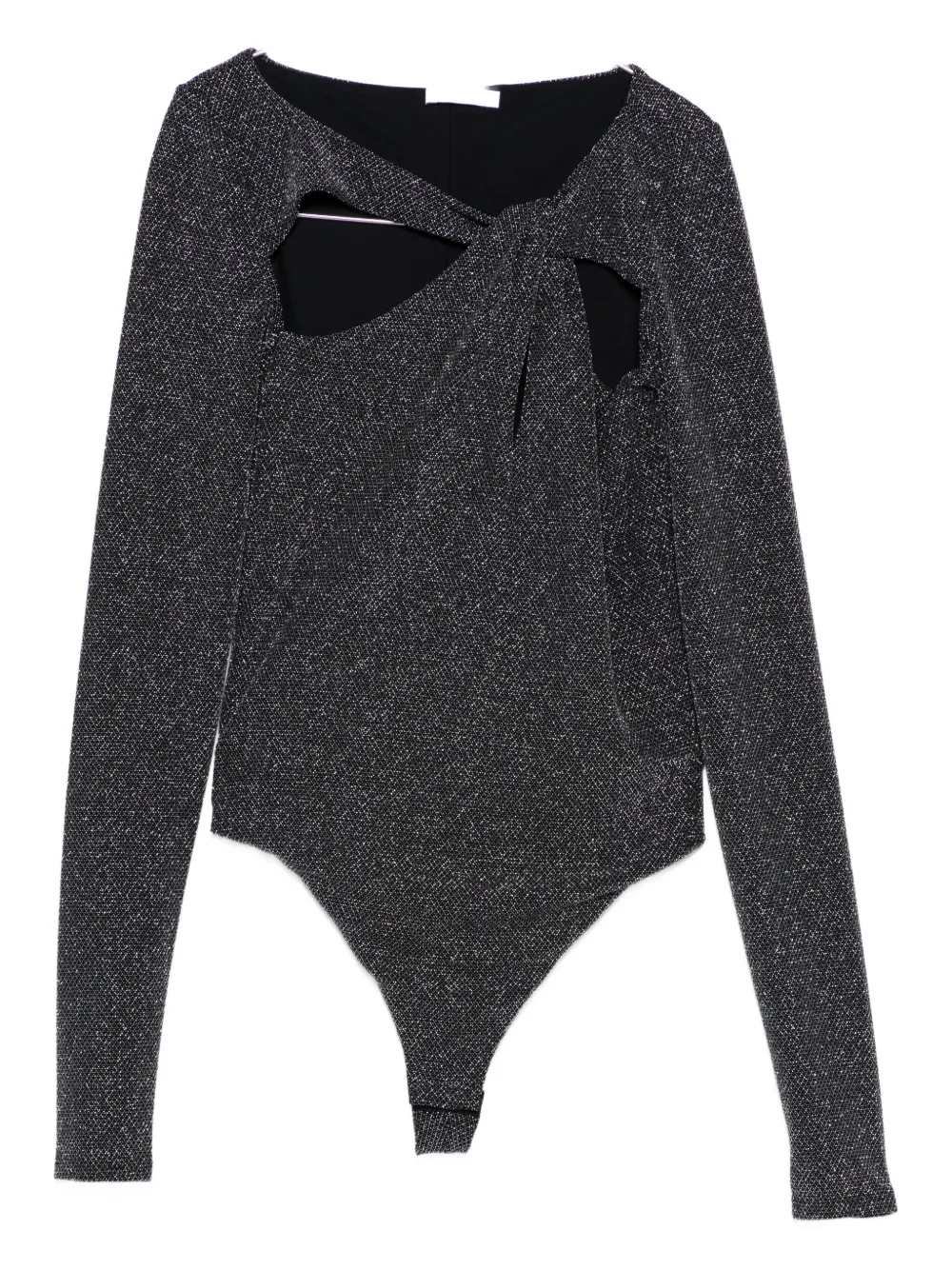 

Боди с вырезами Patrizia Pepe, черный