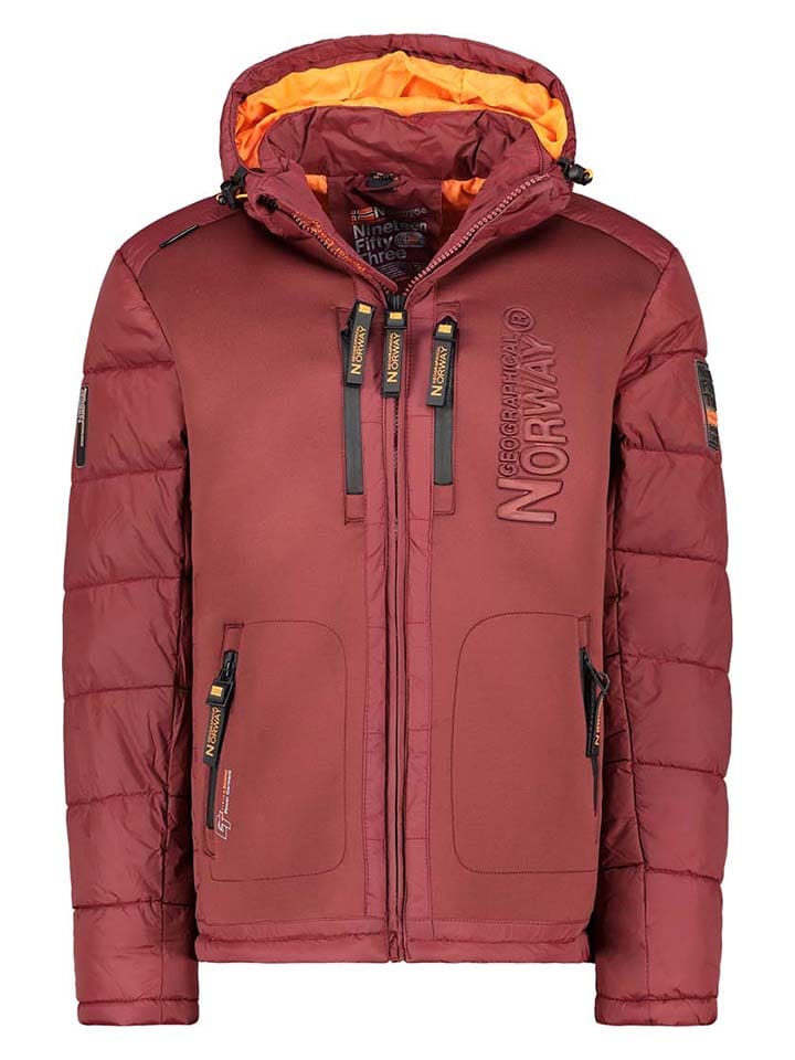 

Стеганая куртка Geographical Norway Steppjacke Beachwood, красный