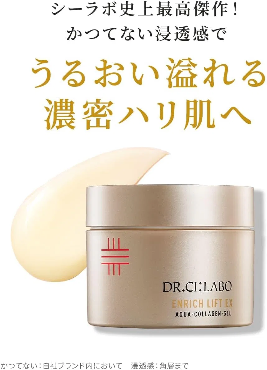 Гель для лица New Aqua Collagen Gel Enrich Lift EX Trial Set, 100 г Dr.Ci:Labo — фото 2