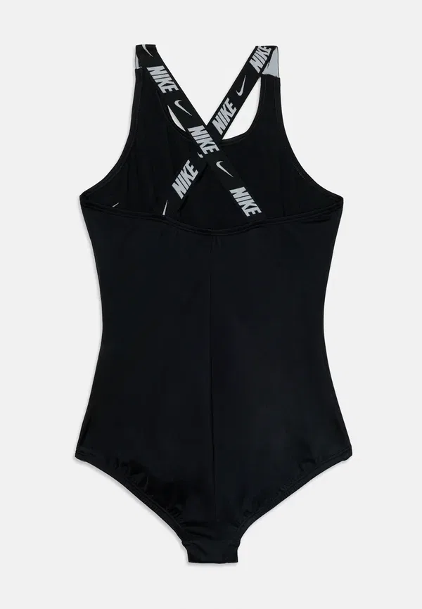 Купальник с перекрестными бретелями Nike Swim, черный — фото 2
