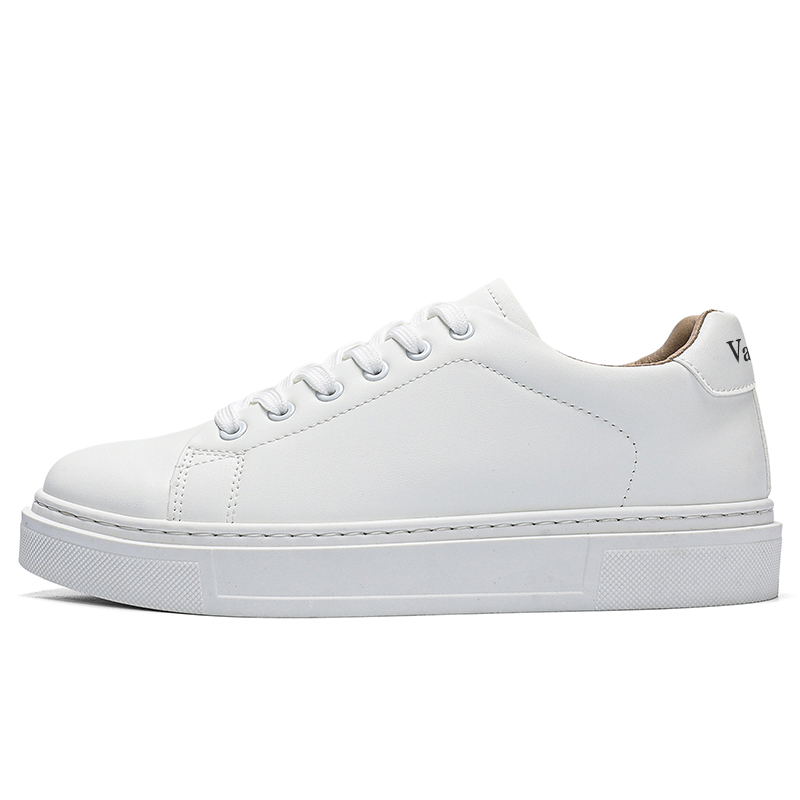 

VANSSI Мужские низкие скейтерские кеды белые, цвет White