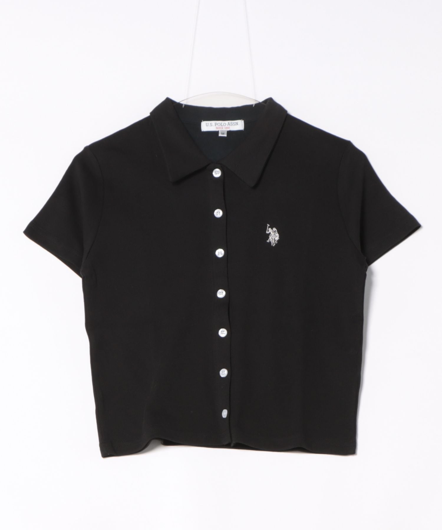 Ассоциация поло США / (Женщины) Рубашка гладкого кроя и пошива U.S. Polo Assn., black