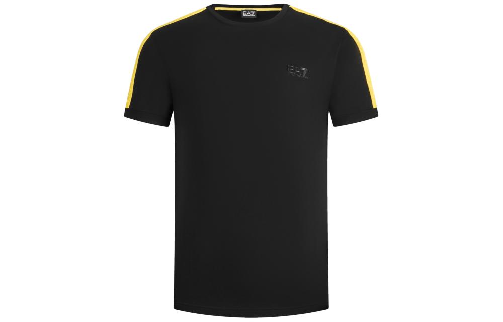 

Футболка мужская черная EA7 SS24 EMPORIO ARMANI