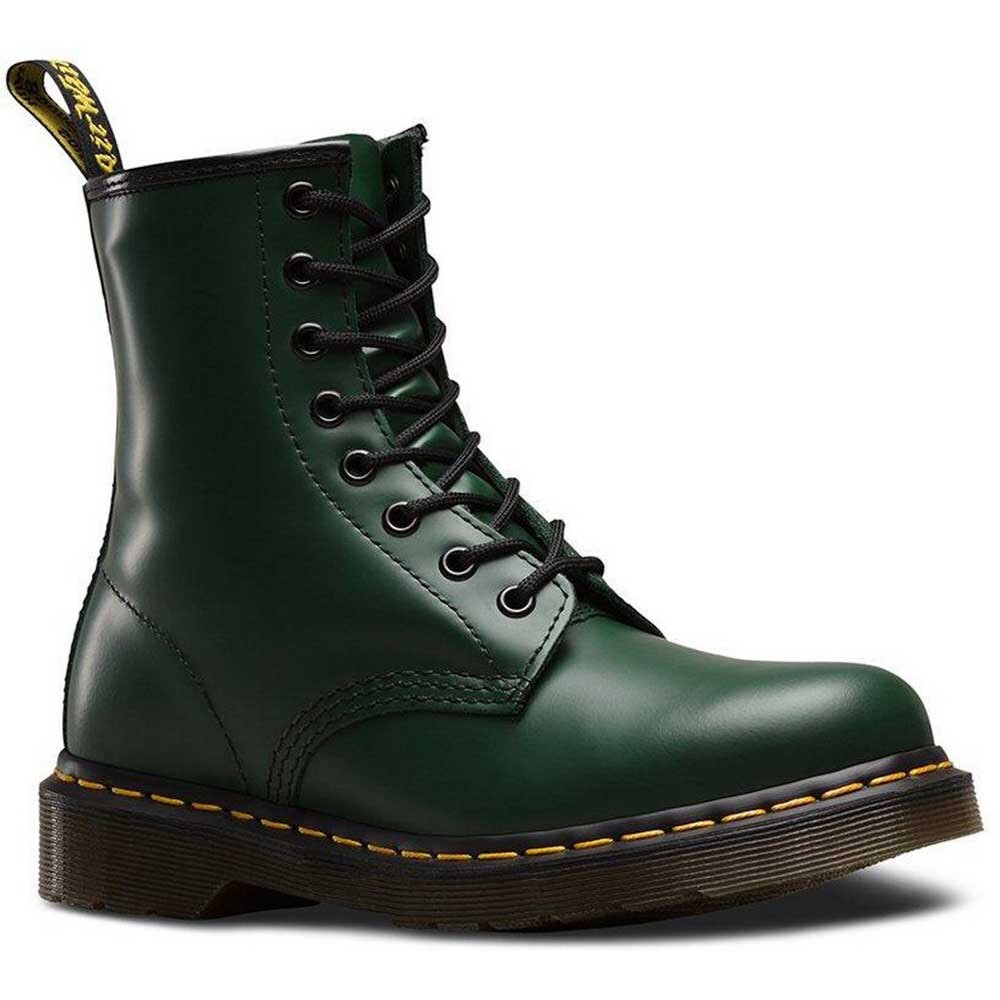 

Ботинки Dr Martens 1460 Greasy, зеленый
