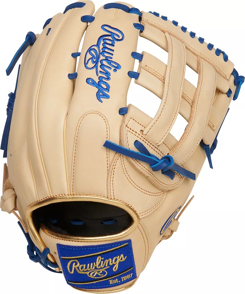 

Перчатки Rawlings 12,75 дюйма GG Elite Series, цвет Camel/Blue