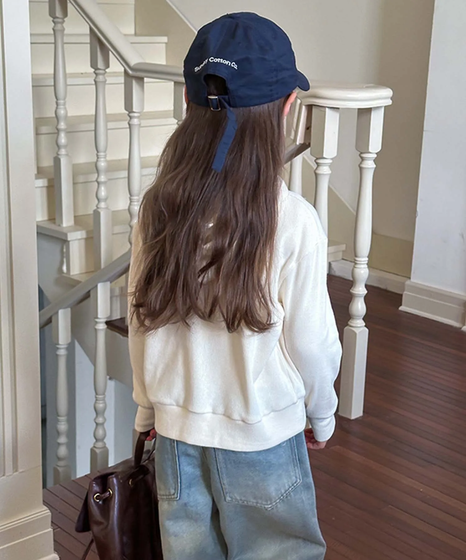 Толстовка на молнии Aimoha Kids, off white — фото 3