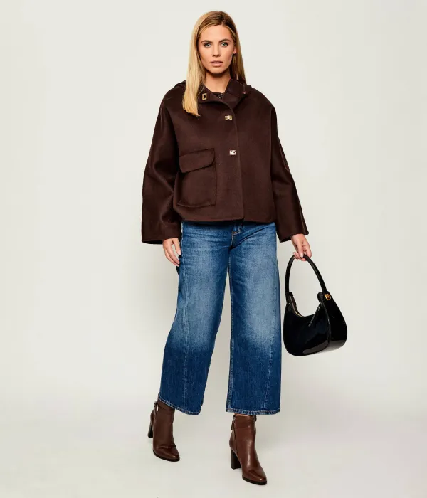 Кожаные ботильоны на блочном каблуке Brooke II Lauren Ralph Lauren, коричневый — фото 2