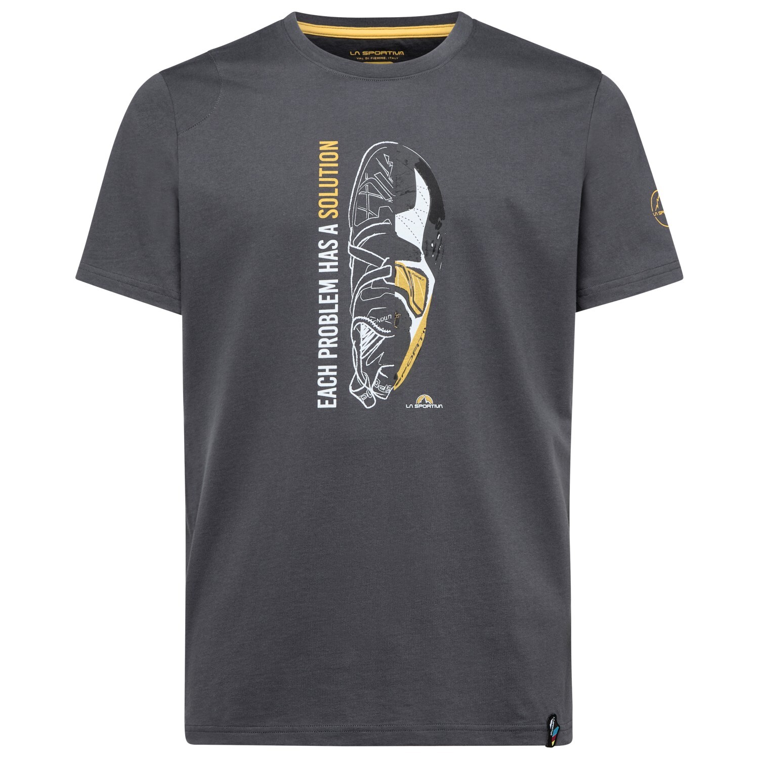 

Футболка La Sportiva Solution, цвет Carbon/Yellow