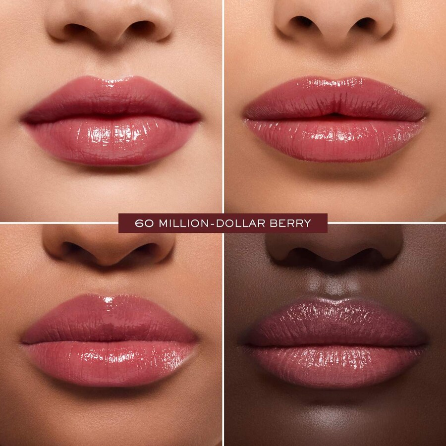 Увлажняющий бальзам для губ Lip Idôle Squalane-12 Butterglow Lancôme, 0.1 oz /2.8 g, 60 Million-Dollar Berry — фото 3