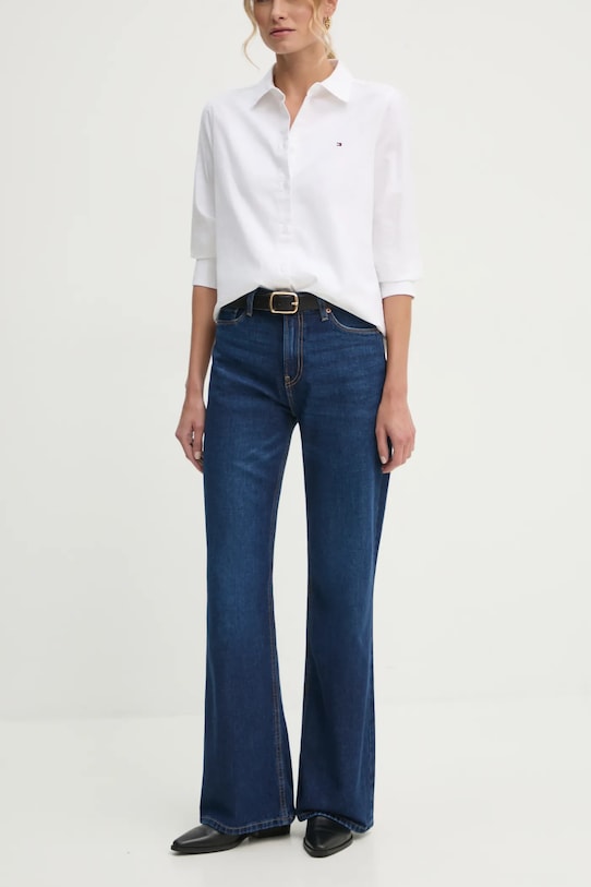 

Хлопковые джинсы FLARE HW WILLA Pepe Jeans, темно-синий