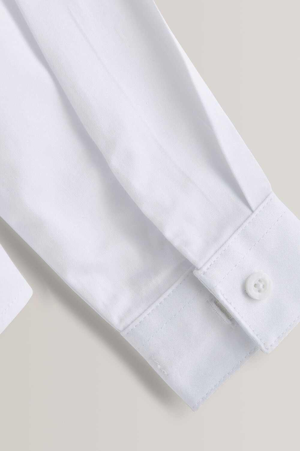 Школьная рубашка Dressing Made Easy с длинными рукавами из эластичного хлопка Next, белый — фото 4