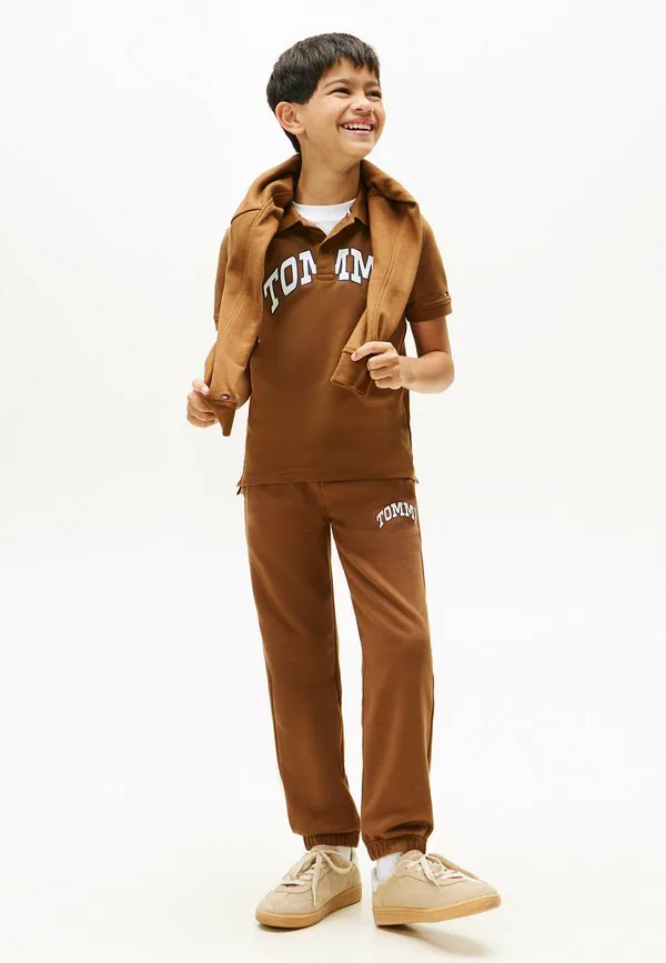 Рубашка-Поло varsity стандартного кроя Tommy Hilfiger, Pecan Nut