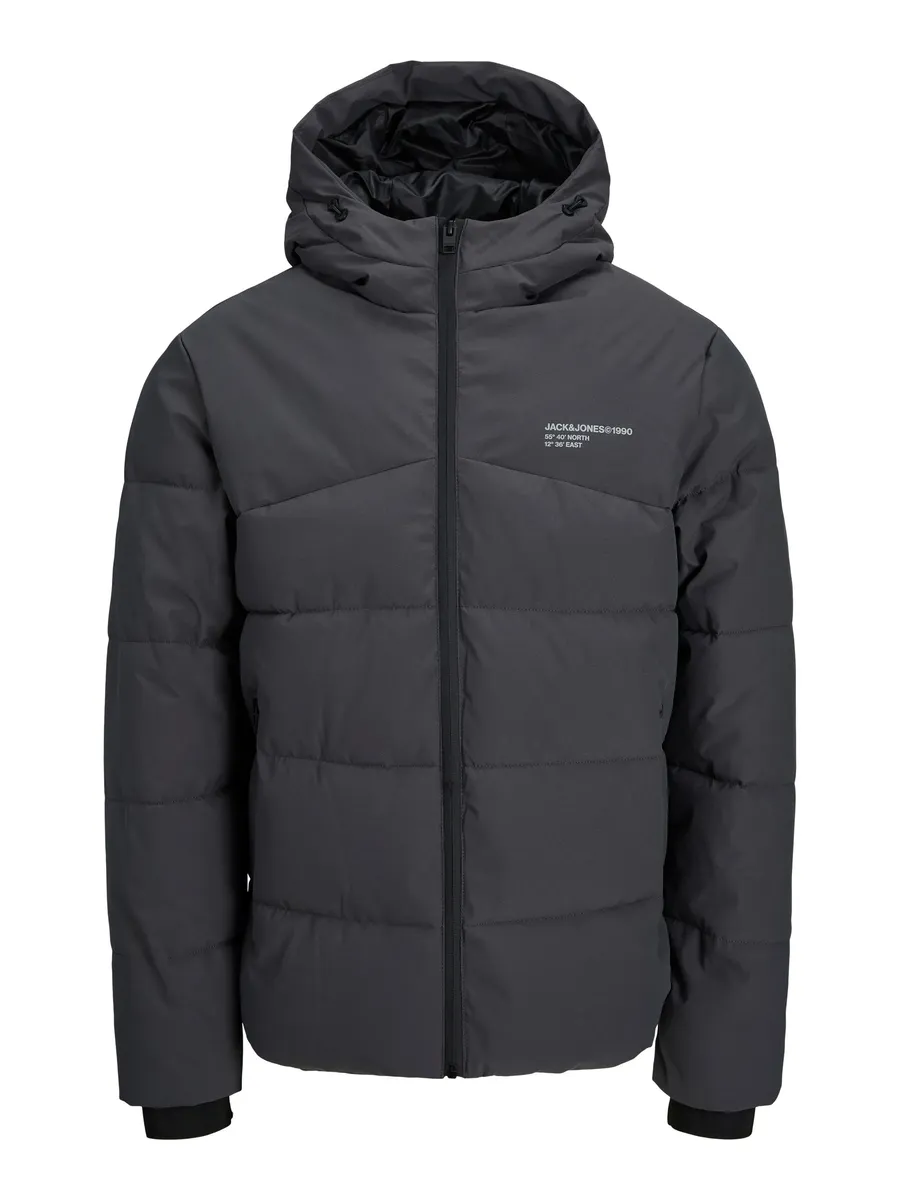 

Стеганая куртка Jack & Jones "JJFLOW PUFFER JACKET", с капюшоном, цвет Asphalt