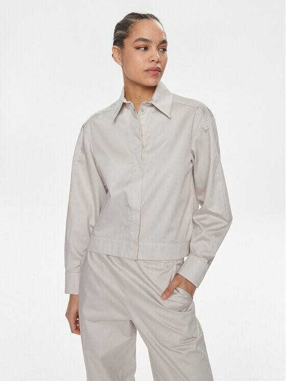 

Рубашка стандартного кроя Max Mara Leisure, серый