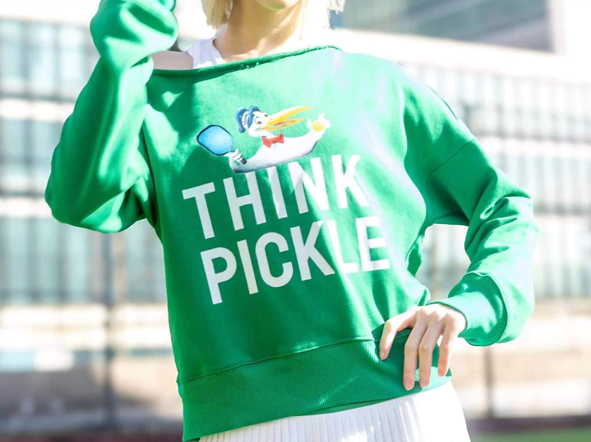 

Свитшот Flash цвета маринованного огурца Vlasic Green THINK ROYLN