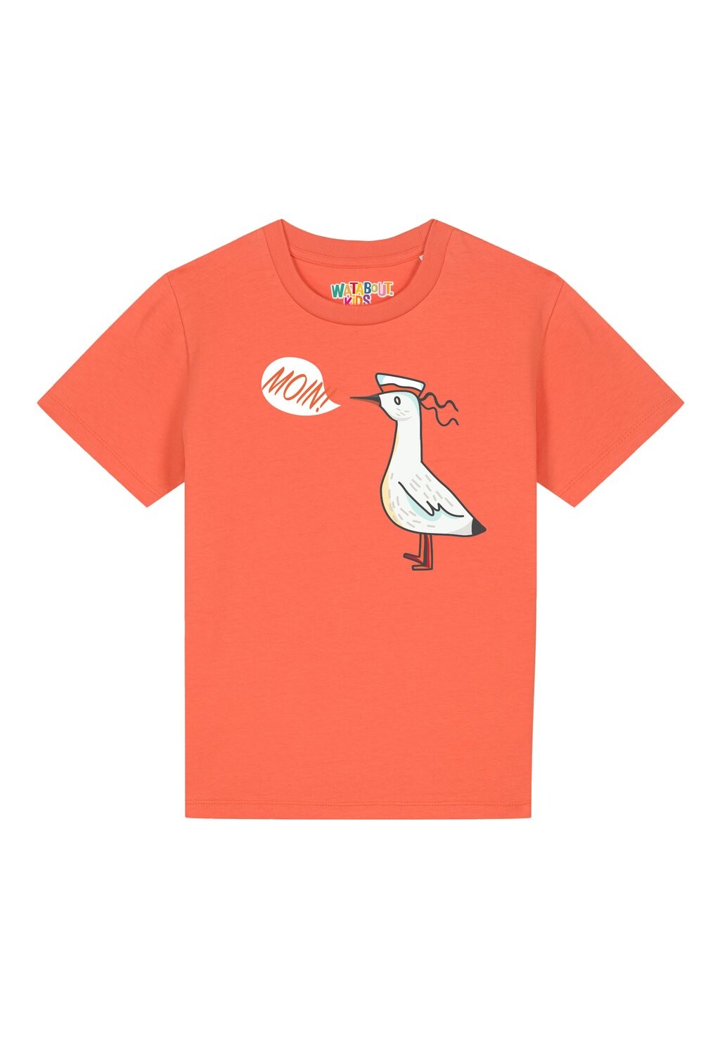 

Футболка с принтом MOIN SEAGULL Watapparel, цвет fiesta