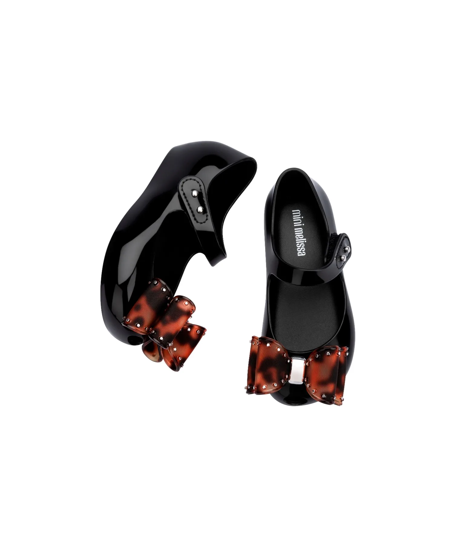Детские балетки Melissa Ultragirl Classic Bow с бантом чёрные
