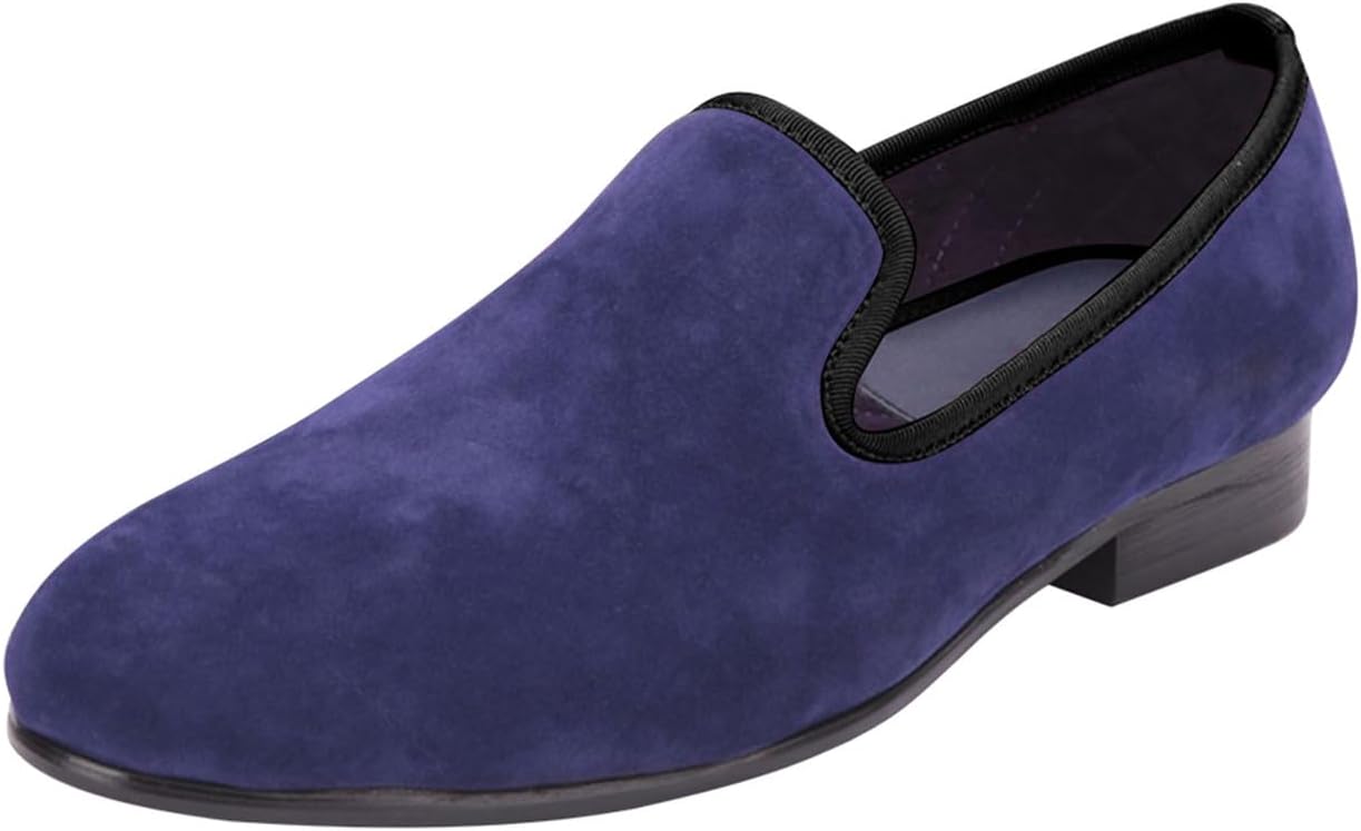 

Мужские лоферы и слипоны Santimon, бархатные пенни-лоферы, модные туфли для смокинга, свадебные, повседневные, деловые, роскошные, для вечеринок, диско, мокасины для мужчин, черный