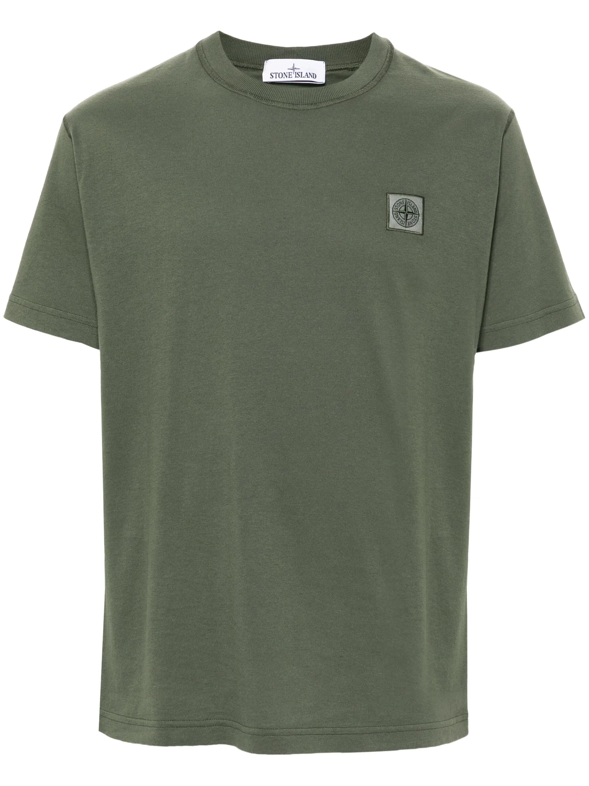

Футболка с нашивкой Compass Stone Island, зеленый