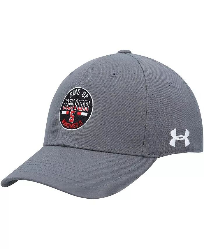 

Мужская регулируемая кепка Патрика Махоумса серая Texas Tech Red Raiders Ring of Honor Under Armour