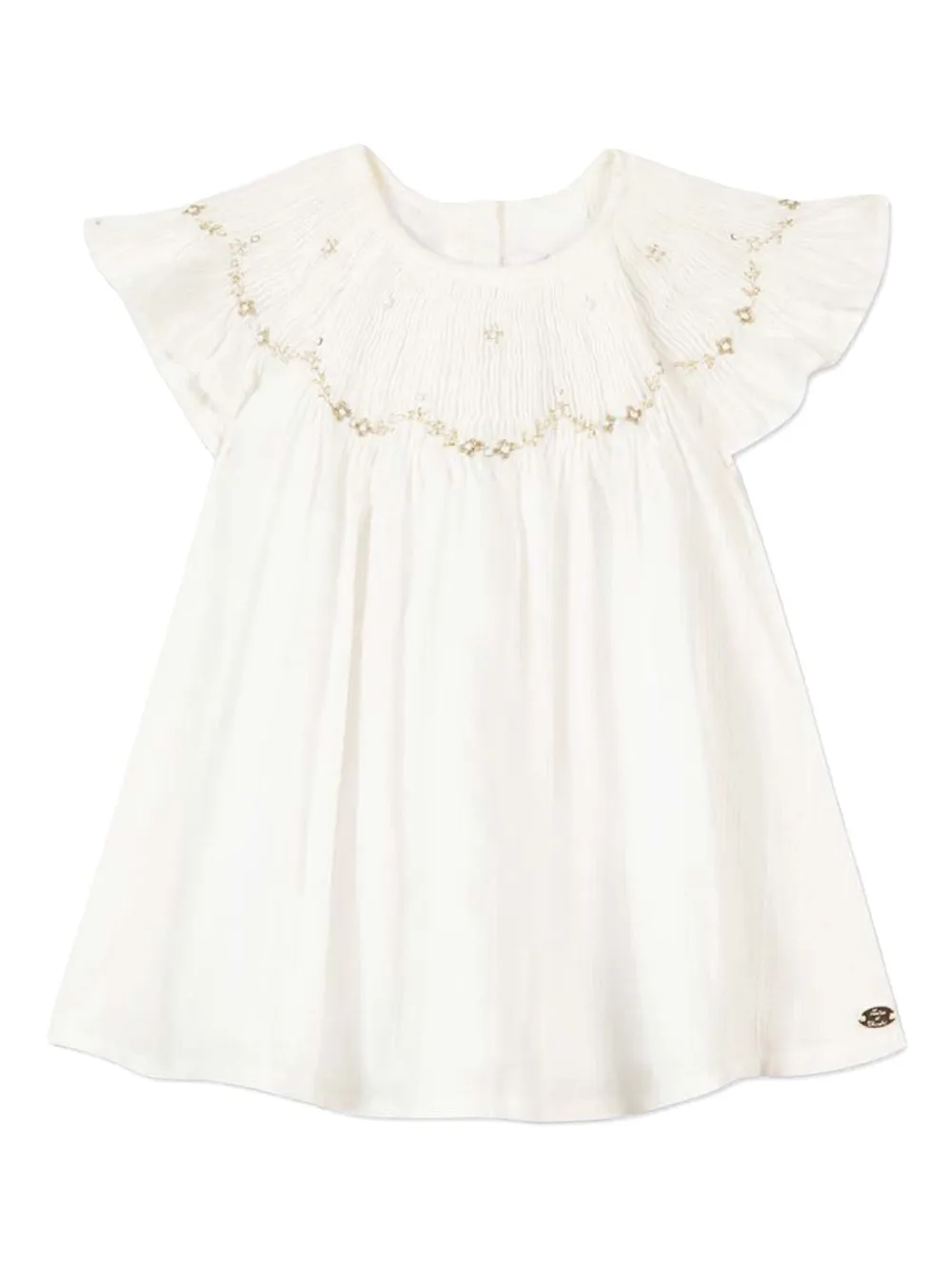 

Платье с вышивкой Tartine Et Chocolat, белый