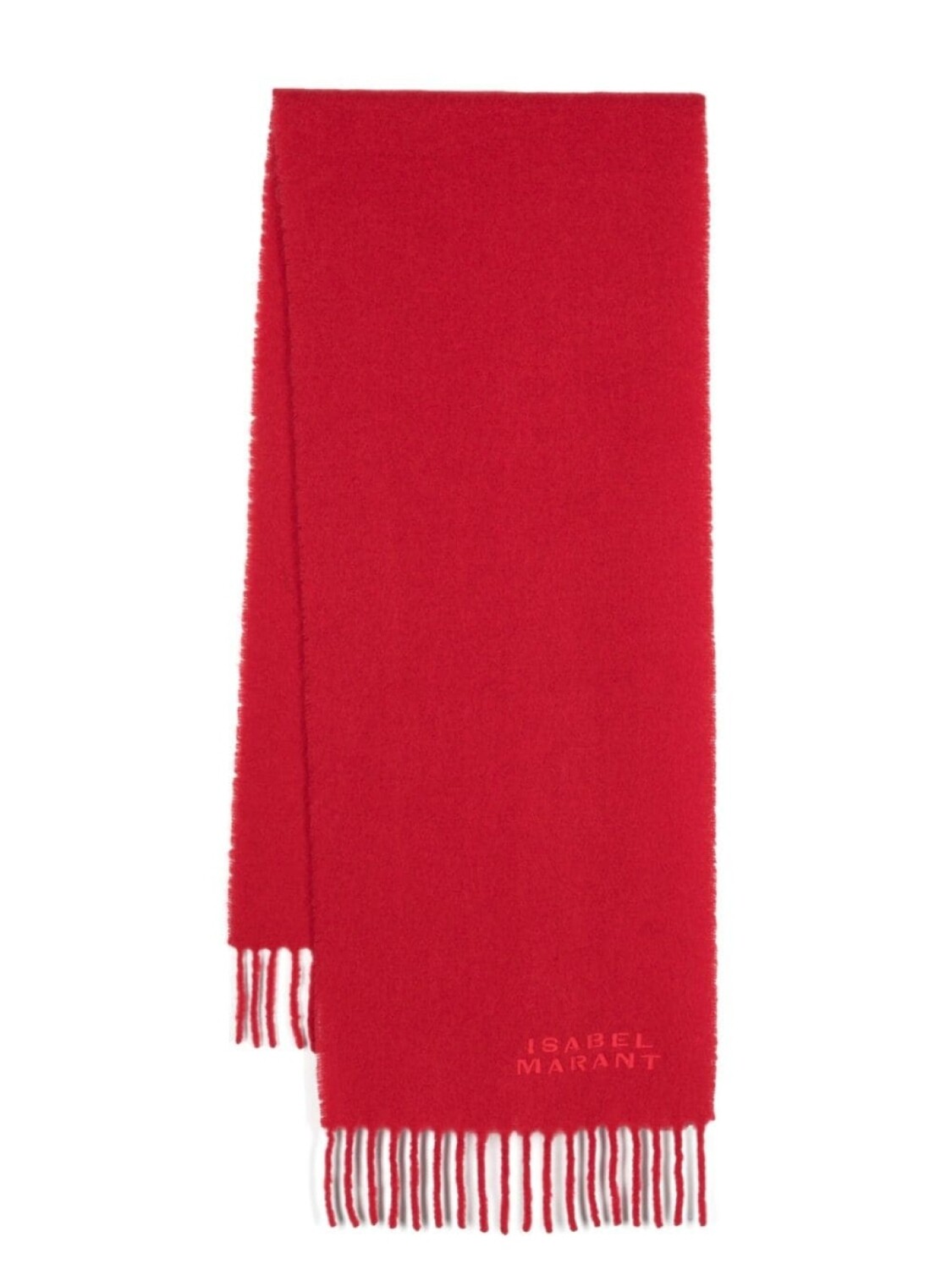

ISABEL MARANT шарф Firny с вышитым логотипом, красный