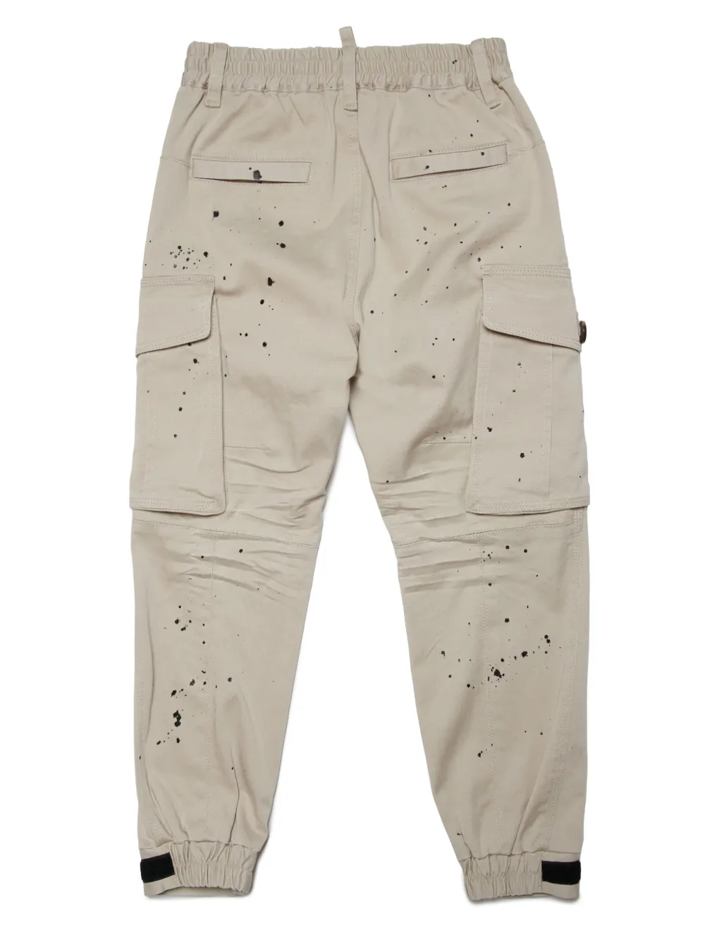 Брюки с эффектом разбрызганной краски DSQUARED2 KIDS, нейтральный — фото 2